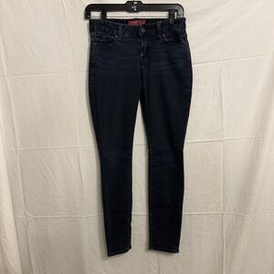 Lucky Brand Leyla Skinny Women Size 2/26  Dark Wash Stretch Jeans 28x29 Mid Rise